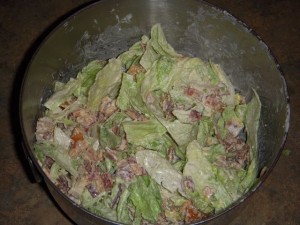 A little to much dressing