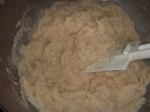The potato and flour mix