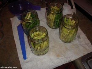 Right before canning