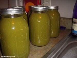 Outside jars filtered, middle jar un-filtered